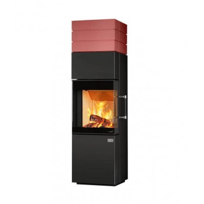 Печь HARK 140 ECOplus, deco-rot, графит, черная рамка (Hark) в Санкт-Петербурге