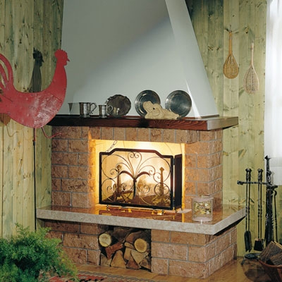 Облицовка Montefeltro RH corner 78 (Palazzetti) в Санкт-Петербурге